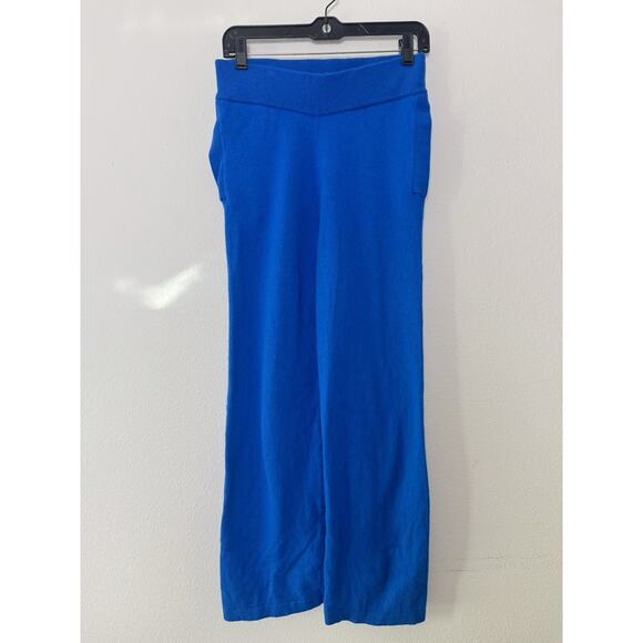 Ramy Brook Wool Cashmere Pants Women’s Small Blue Knit - Picture 1 of 9